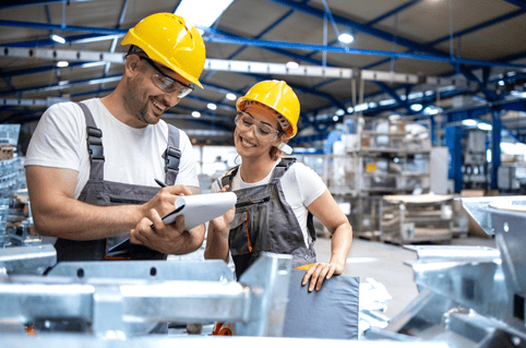 manufacturing company team